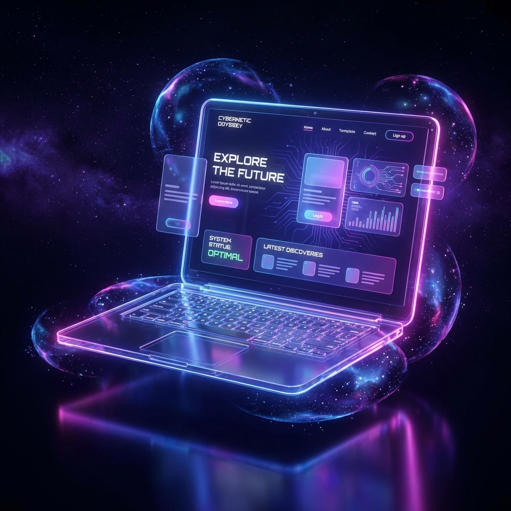 Diseño Web Premium Futurista